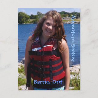 Adventure seeker postcard