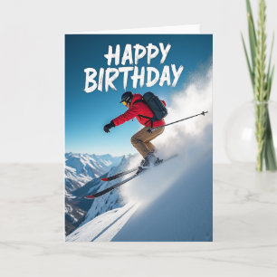 Adventure Ski Action Card