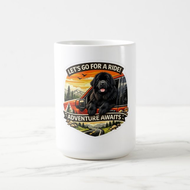 Adventure Sticker  Coffee Mug (Center)