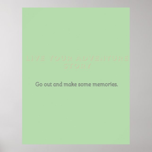 Adventure Story Poster (Front)