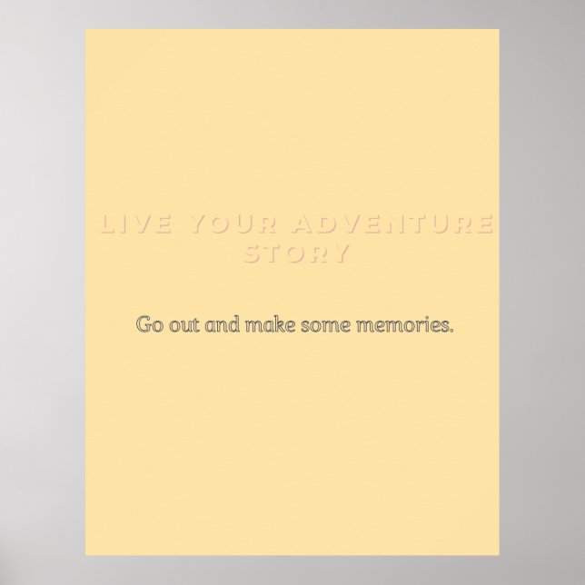 Adventure Story Poster (Front)