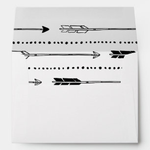 Adventure Themed Envelopes with Arrow Pattern