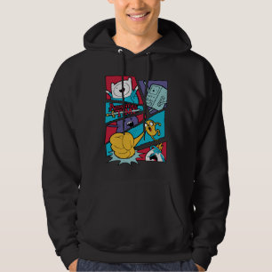 Adventure Time Action Panel Graphic Hoodie