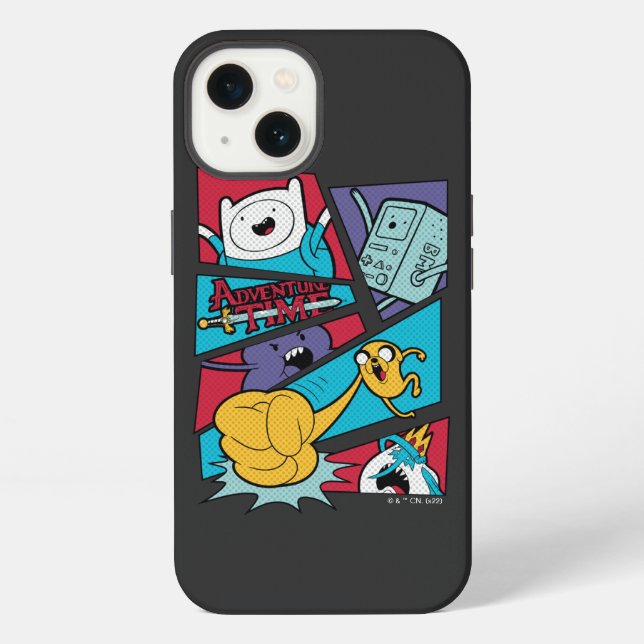 Adventure Time | Action Panel Graphic iPhone Case (Back)