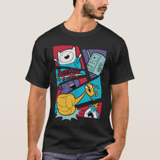 Adventure Time | Action Panel Graphic T-Shirt