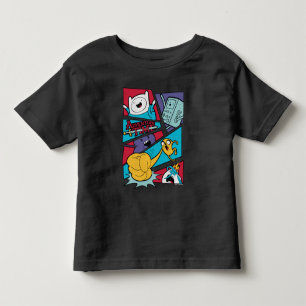 Adventure Time Action Panel Graphic T-Shirt