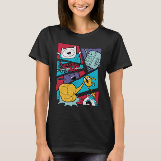 Adventure Time | Action Panel Graphic T-Shirt