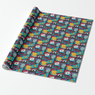 Adventure Time   Action Panel Graphic Wrapping Paper