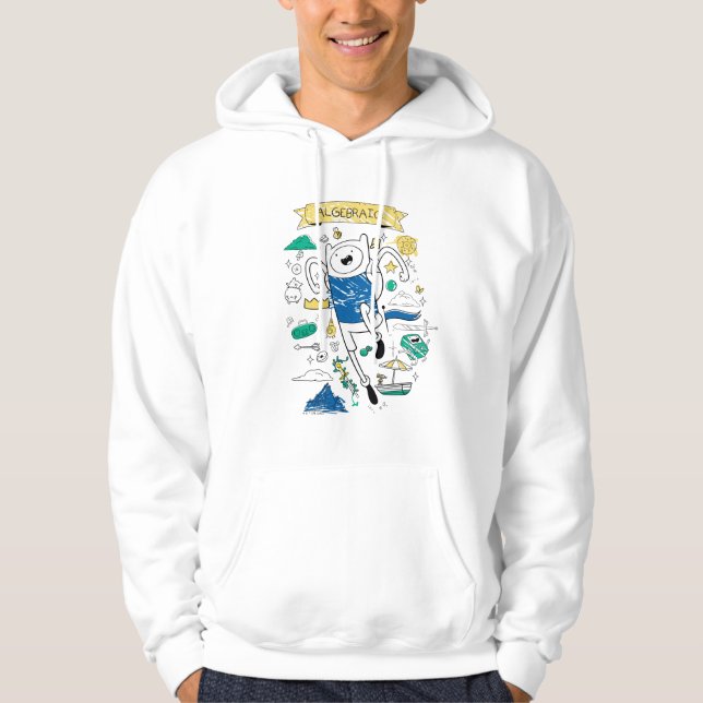 Adventure Time | "Algebraic" Finn Sketch Hoodie (Front)