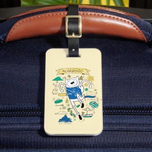 Adventure Time   "Algebraic" Finn Sketch Luggage Tag