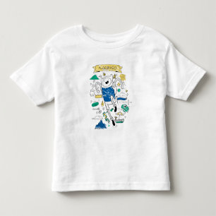 Adventure Time "Algebraic" Finn Sketch T-Shirt