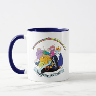 Adventure Time BMO Group Graphic Mug