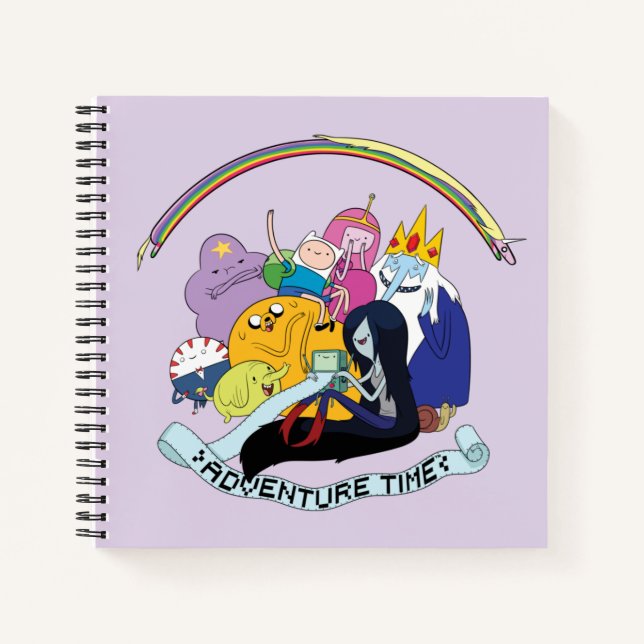 Adventure Time | BMO Group Graphic Notebook (Front)