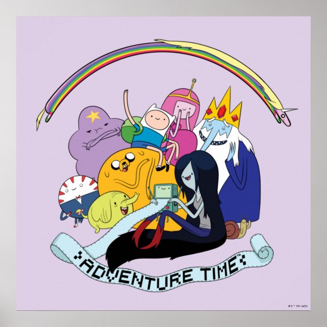 Adventure Time | BMO Group Graphic Poster (Front)