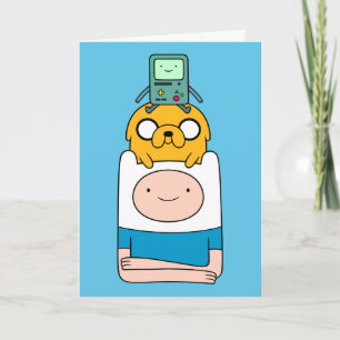 Adventure Time   BMO, Jake, & Finn Card