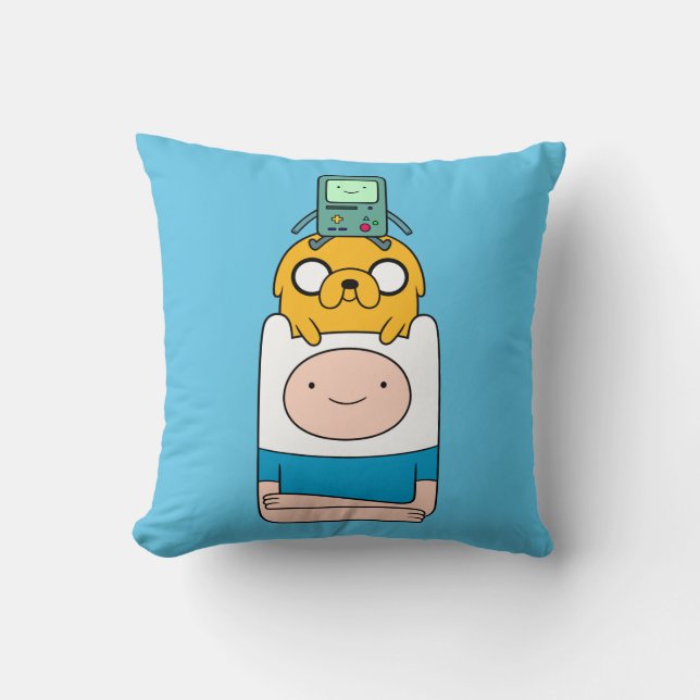 Adventure Time | BMO, Jake, & Finn Cushion (Front)