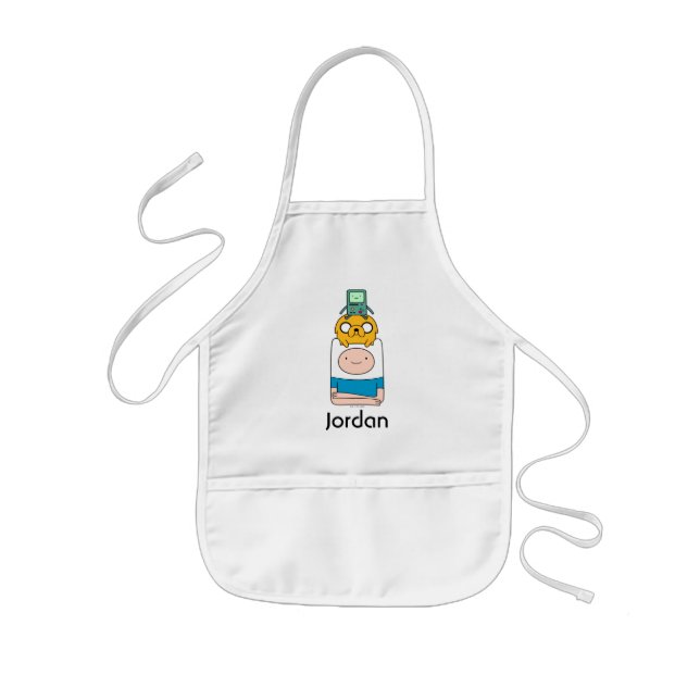 Adventure Time | BMO, Jake, & Finn Kids Apron (Front)