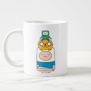 Adventure Time BMO, Jake, & Finn Large Coffee Mug