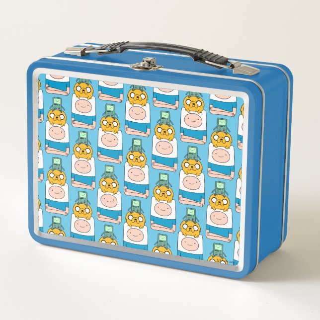 Adventure Time | BMO, Jake, & Finn Metal Lunch Box (Front)