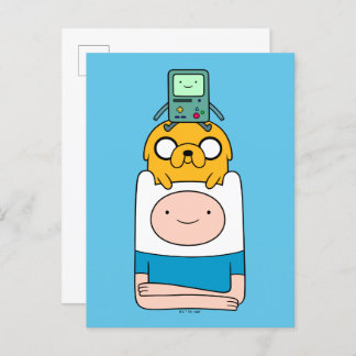 Adventure Time | BMO, Jake, & Finn Postcard