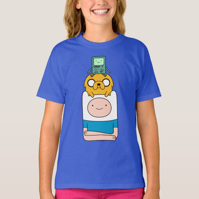 Adventure Time | BMO, Jake, & Finn T-Shirt (Front)
