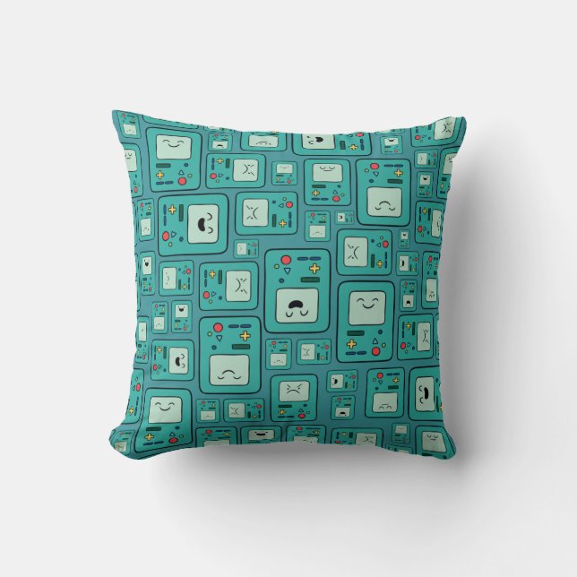 Adventure Time | BMO Pattern Cushion (Front)