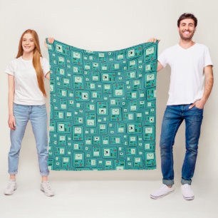 Adventure Time   BMO Pattern Fleece Blanket