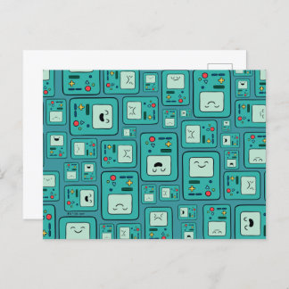 Adventure Time | BMO Pattern Postcard