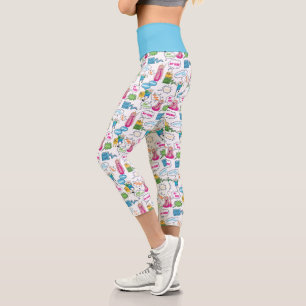 Adventure Time   Character Call-Out Pattern Capri Leggings