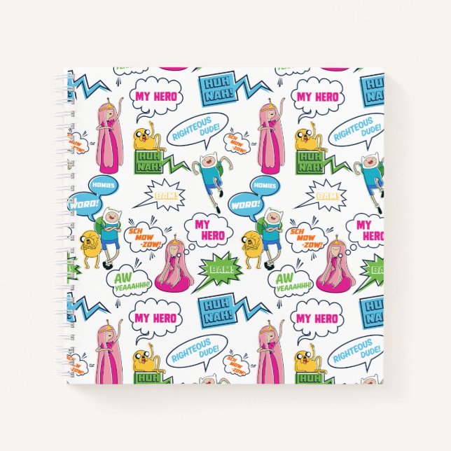 Adventure Time | Character Call-Out Pattern Notebook (Front)