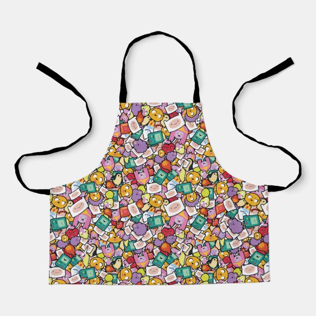 Adventure Time | Character Toss Pattern Apron (Front)
