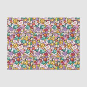 Adventure Time Character Toss Pattern Tissue Paper