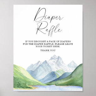 Adventure time! - diaper raffle poster