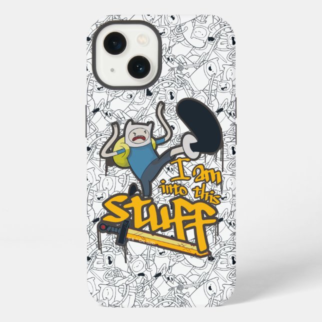 Adventure Time | Finn "I Am Into This Stuff" iPhone Case (Back)