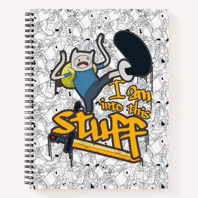 Adventure Time | Finn "I Am Into This Stuff" Notebook (Front)