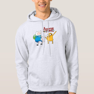 Adventure Time   Finn & Jake Fist Bump Hoodie