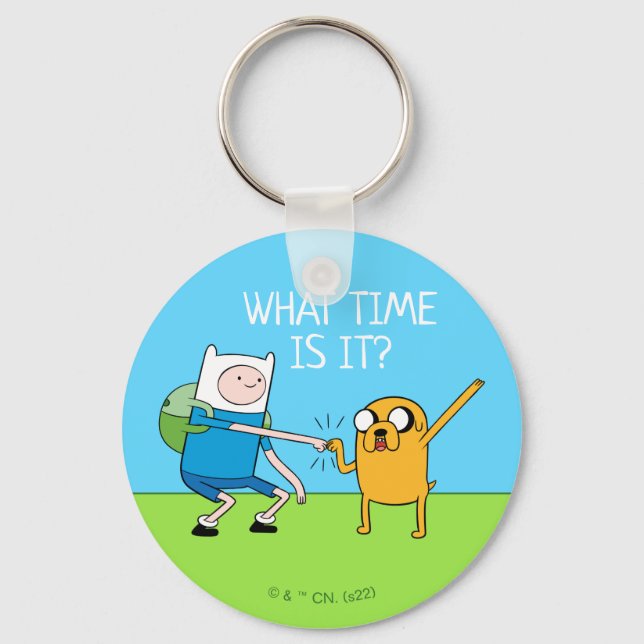 Adventure Time | Finn & Jake Fist Bump Key Ring (Front)