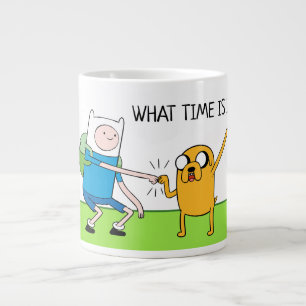 Adventure Time   Finn & Jake Fist Bump Large Coffee Mug