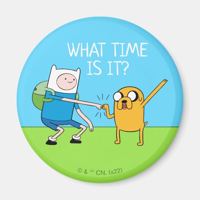 Adventure Time | Finn & Jake Fist Bump Magnet (Front)