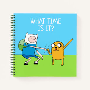 Adventure Time   Finn & Jake Fist Bump Notebook