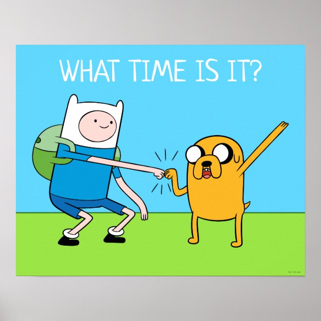 Adventure Time | Finn & Jake Fist Bump Poster (Front)