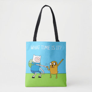 Adventure Time   Finn & Jake Fist Bump Tote Bag