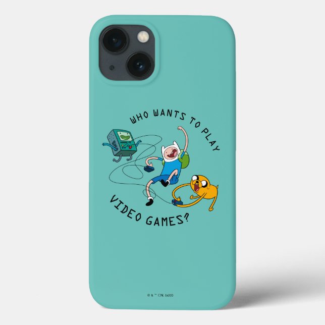 Adventure Time | Finn & Jake Play With BMO Case-Mate iPhone Case (Back)