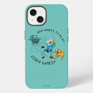 Adventure Time Finn & Jake Play With BMO iPhone 13 Case