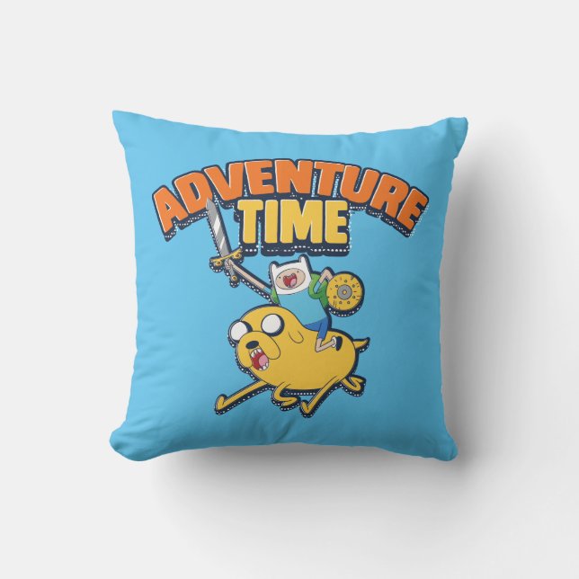 Adventure Time | Finn Riding Jake Cushion (Front)