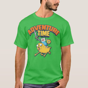 Adventure Time   Finn Riding Jake T-Shirt