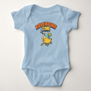 Adventure Time Finn Riding Jake T-Shirt Baby Bodysuit