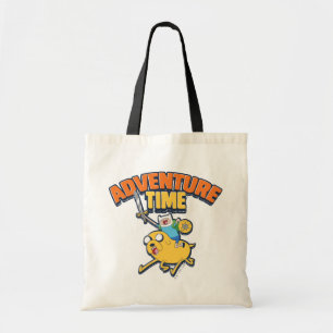 Adventure Time Finn Riding Jake Tote Bag