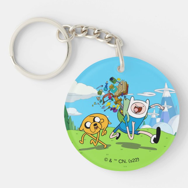Adventure Time | Finn's Backpack Adventure Gear Key Ring (Front)