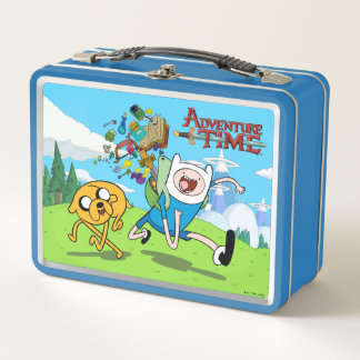 Adventure Time | Finn's Backpack Adventure Gear Metal Lunch Box